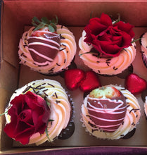 Load image into Gallery viewer, Valentines cupcakes box 4
