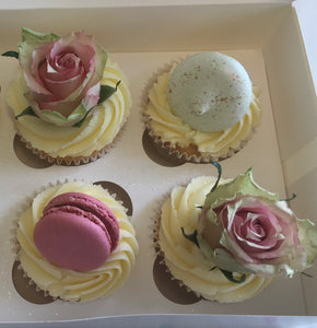 Valentines Cupcakes box of 4